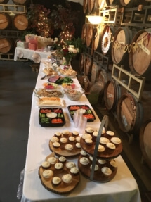 Private Party Barrel Room Buffet